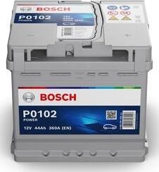 BOSCH 0 092 P01 020 - Стартерная аккумуляторная батарея, АКБ mashina-shop.ru