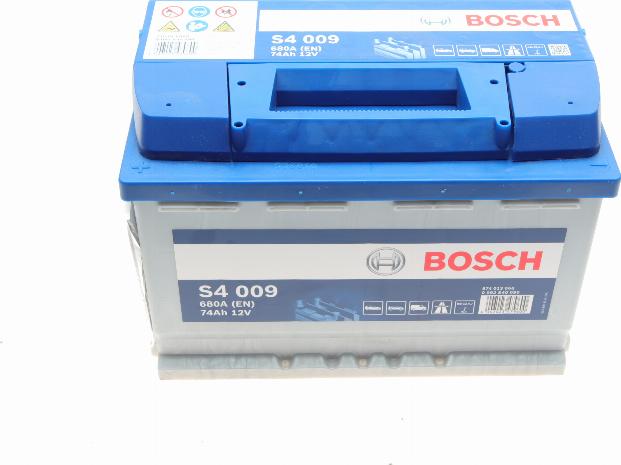 BOSCH 0 092 S40 090 - Стартерная аккумуляторная батарея, АКБ mashina-shop.ru