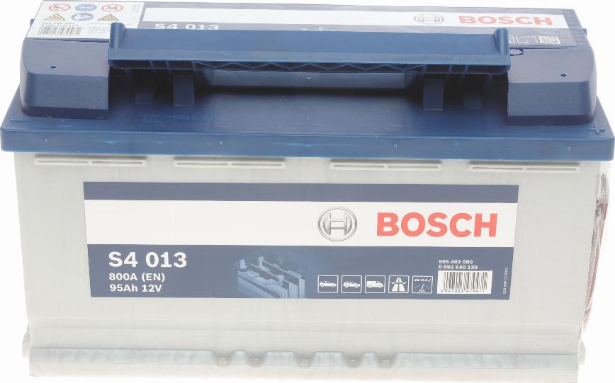 BOSCH 0 092 S40 130 - Стартерная аккумуляторная батарея, АКБ mashina-shop.ru