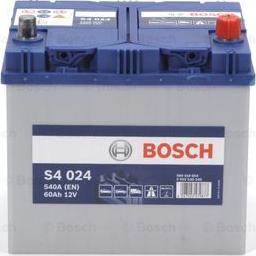 BOSCH 0 092 S40 240 - Стартерная аккумуляторная батарея, АКБ mashina-shop.ru