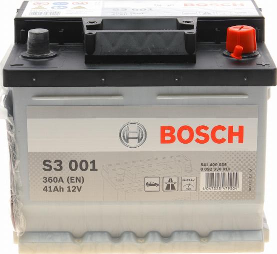 BOSCH 0 092 S30 010 - Стартерная аккумуляторная батарея, АКБ mashina-shop.ru