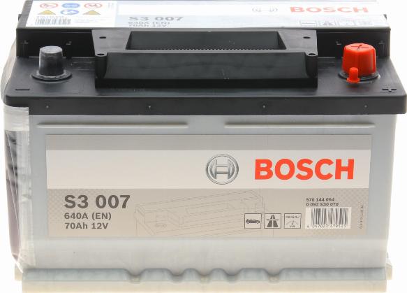 BOSCH 0 092 S30 070 - Стартерная аккумуляторная батарея, АКБ mashina-shop.ru