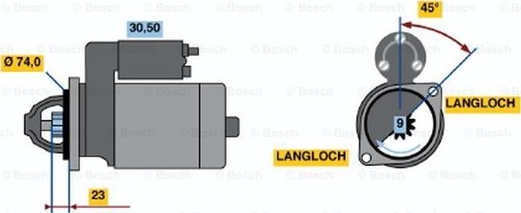 BOSCH 0 001 108 181 - Стартер mashina-shop.ru