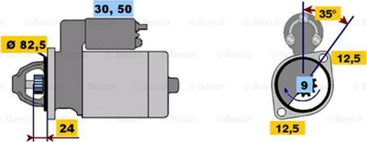 BOSCH 0 001 367 005 - Стартер mashina-shop.ru