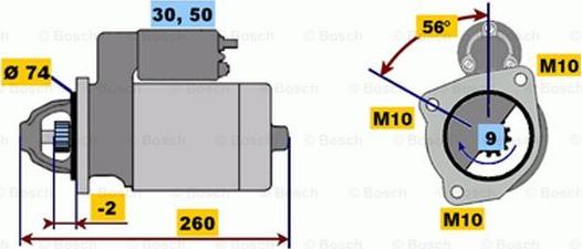 BOSCH 0 001 218 157 - Стартер mashina-shop.ru