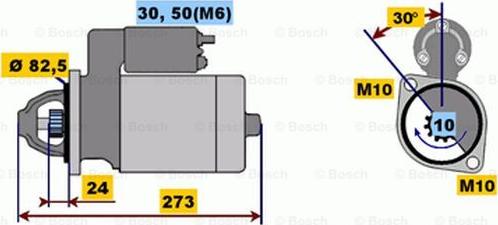 BOSCH 0 001 218 138 - Стартер mashina-shop.ru