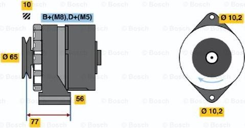 BOSCH 0 120 469 802 - Генератор mashina-shop.ru