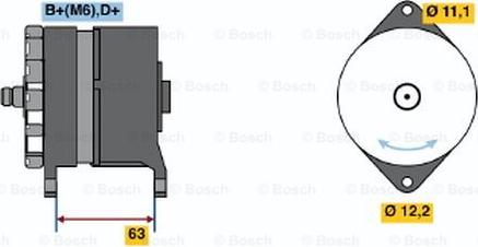 BOSCH 0 120 489 106 - Генератор mashina-shop.ru