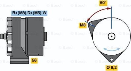 BOSCH 0 120 489 369 - Генератор mashina-shop.ru