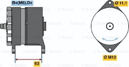 BOSCH 0 120 489 336 - Генератор mashina-shop.ru