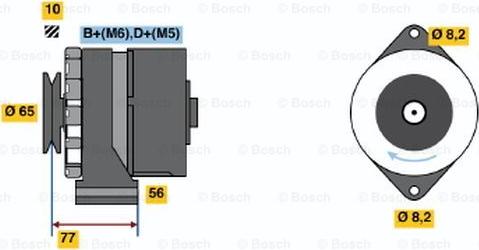 BOSCH 0 986 034 650 - Генератор mashina-shop.ru