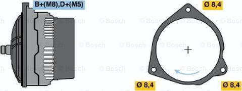 BOSCH 0 123 105 002 - Генератор mashina-shop.ru