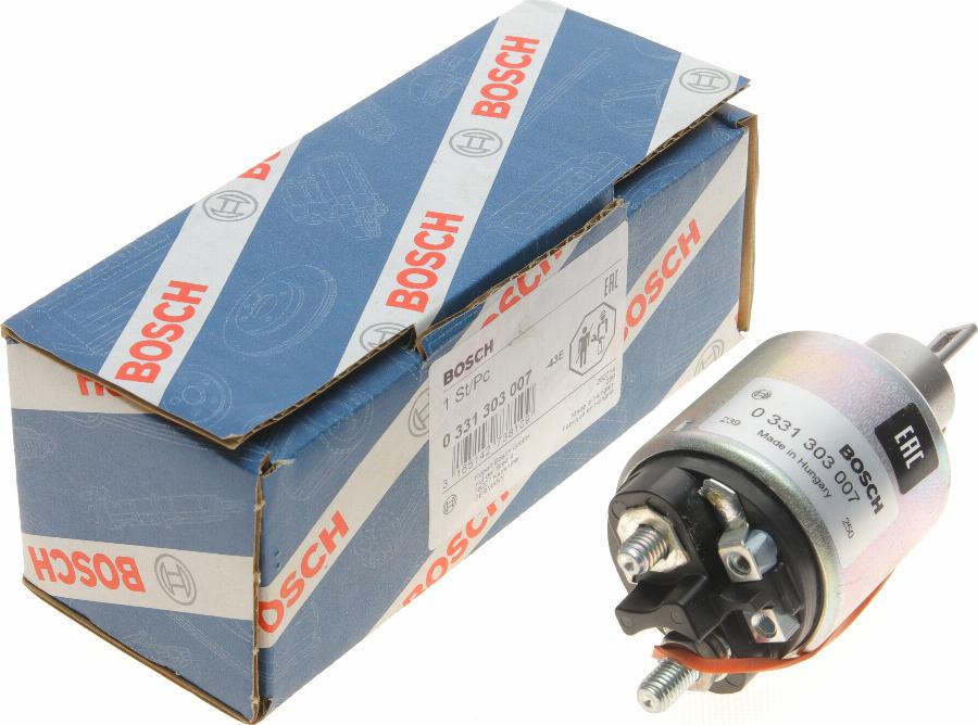 BOSCH 0 331 303 007 - Тяговое реле, соленоид, стартер mashina-shop.ru