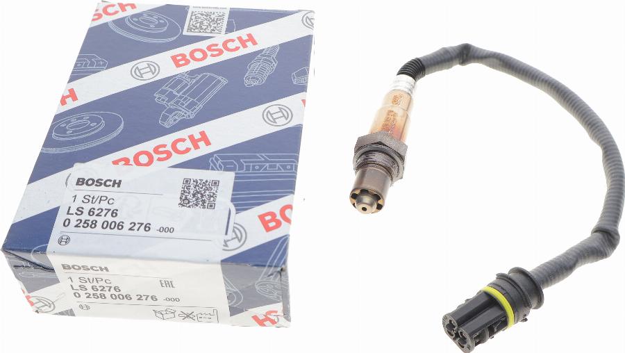 BOSCH 0 258 006 276 - Лямбда-зонд, датчик кислорода mashina-shop.ru