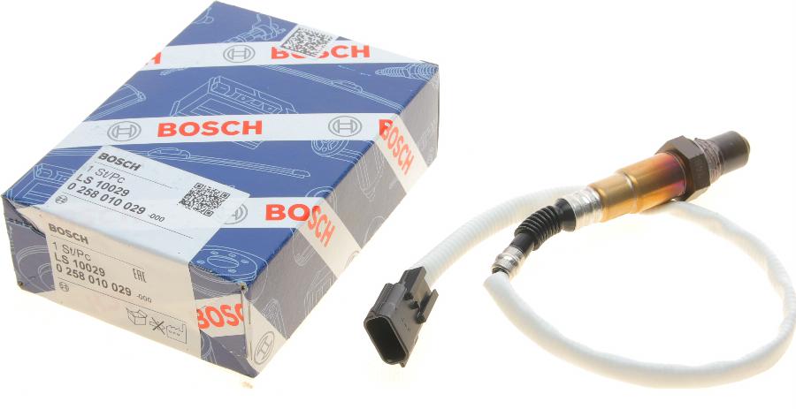 BOSCH 0 258 010 029 - Лямбда-зонд, датчик кислорода mashina-shop.ru