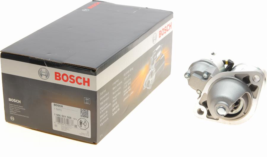 BOSCH 1 986 S01 008 - Стартер mashina-shop.ru