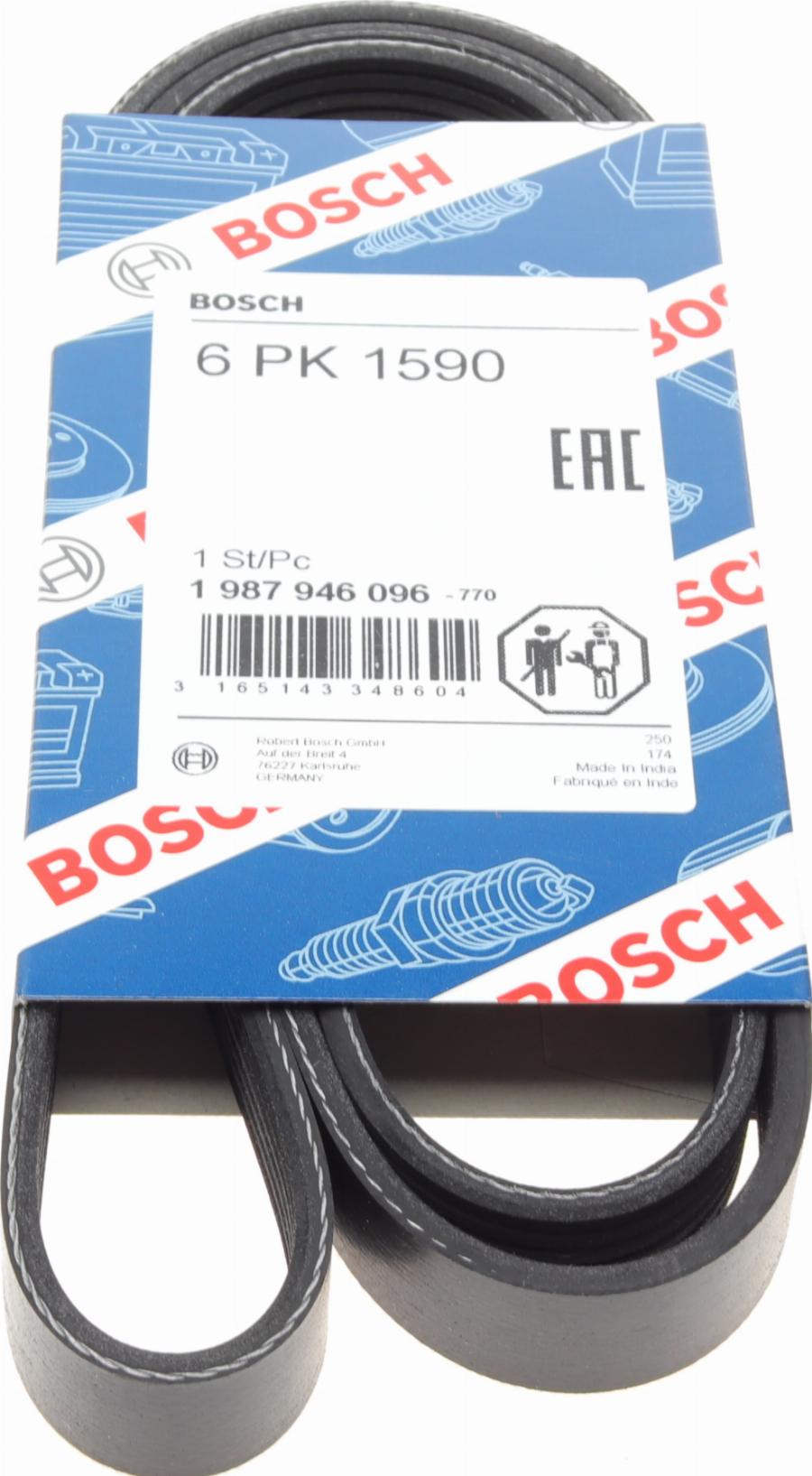 BOSCH 1 987 946 096 - Поликлиновой ремень mashina-shop.ru