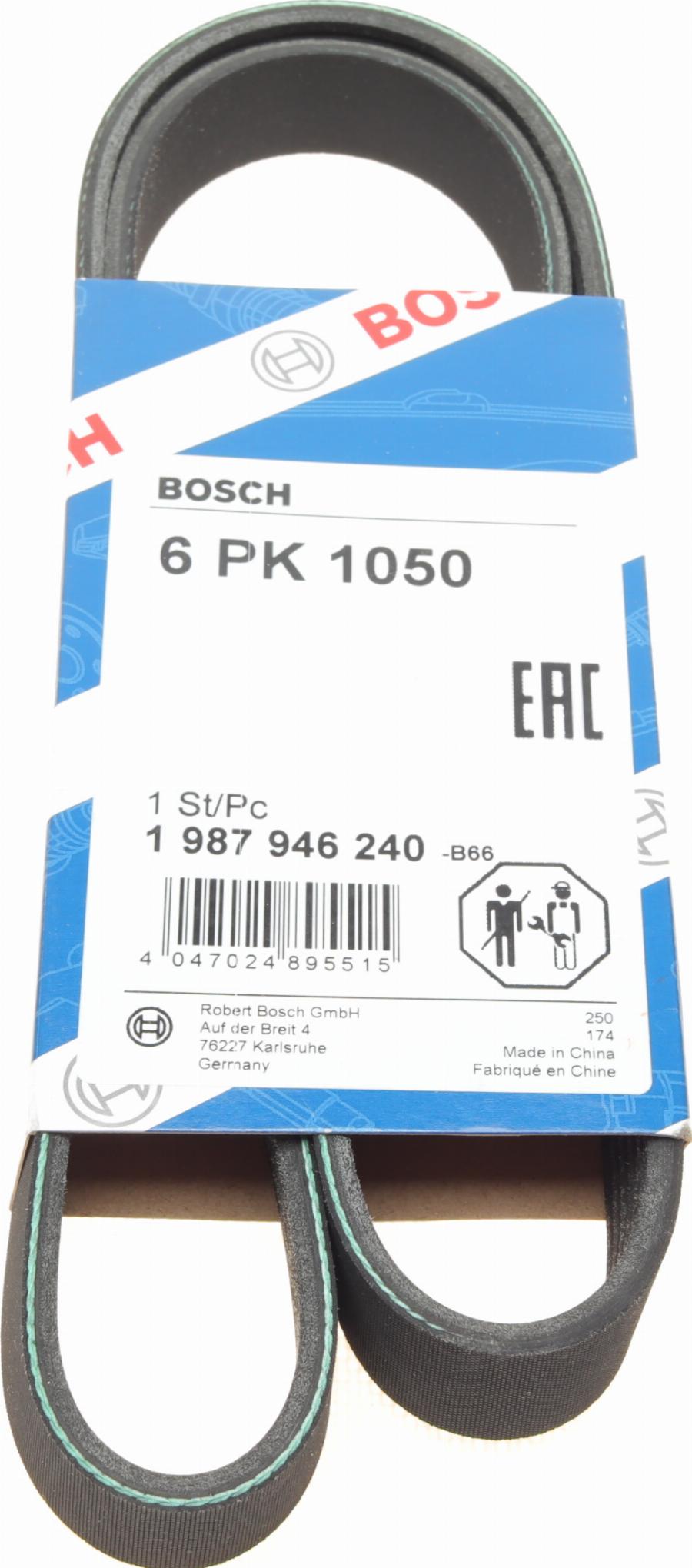 BOSCH 1 987 946 240 - Поликлиновой ремень mashina-shop.ru