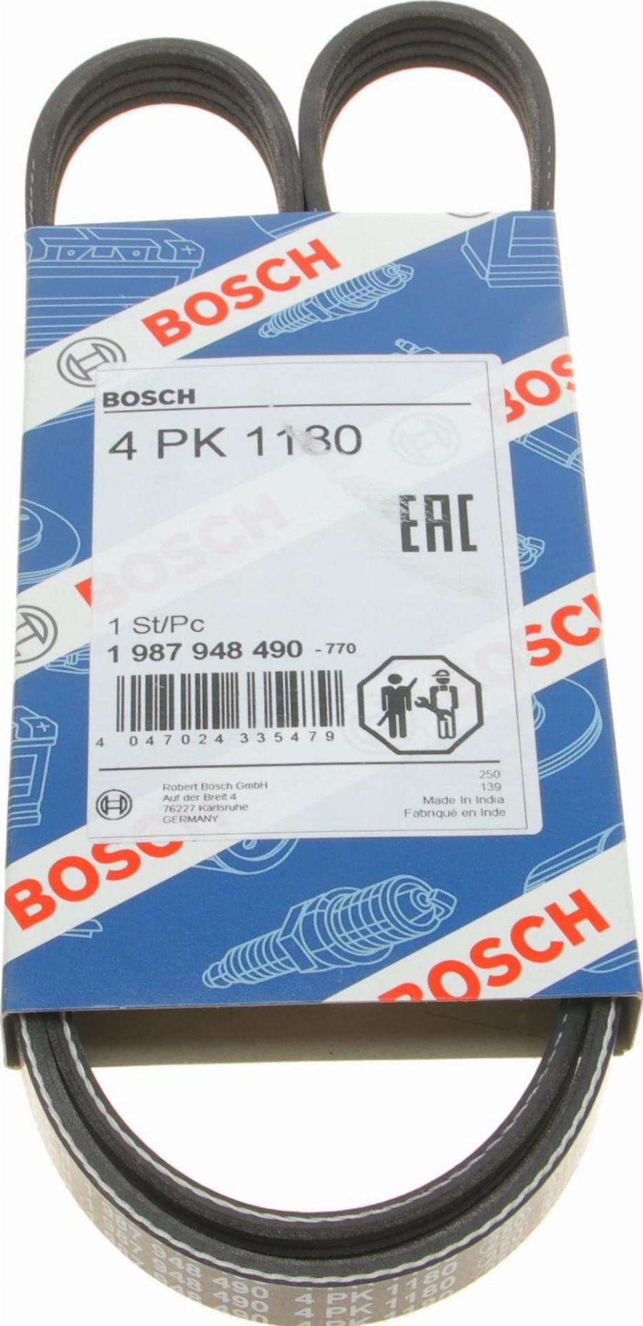 BOSCH 1 987 948 490 - Поликлиновой ремень mashina-shop.ru