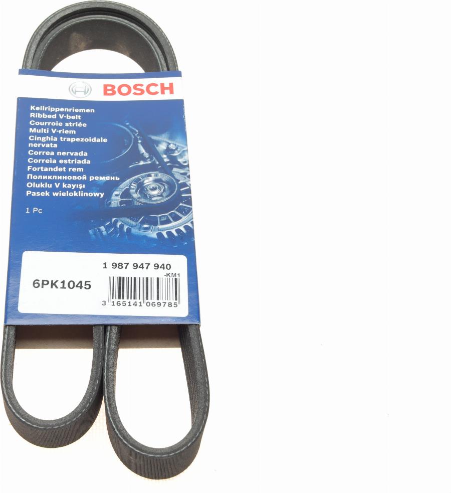 BOSCH 1 987 947 940 - Поликлиновой ремень mashina-shop.ru