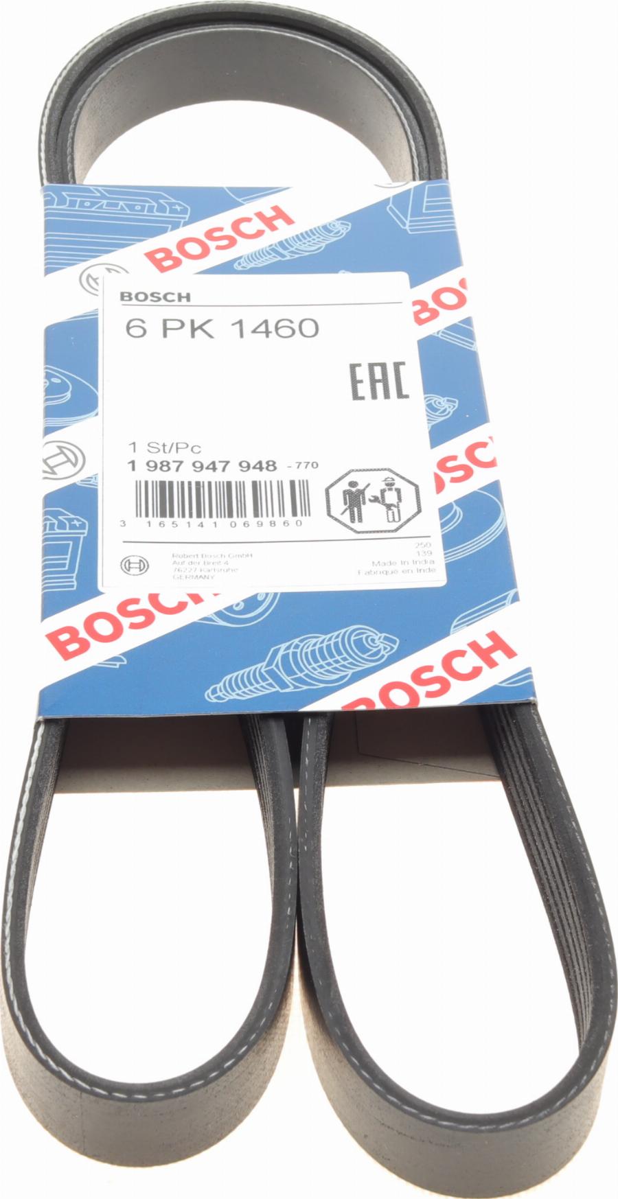 BOSCH 1 987 947 948 - Поликлиновой ремень mashina-shop.ru