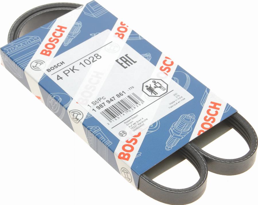 BOSCH 1 987 947 861 - Поликлиновой ремень mashina-shop.ru