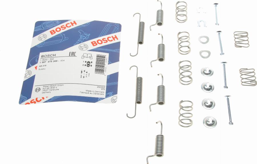 BOSCH 1 987 475 369 - Комплектующие, стояночная тормозная система mashina-shop.ru