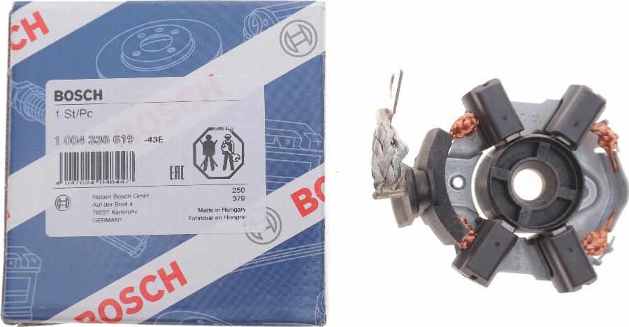 BOSCH 1 004 336 619 - Кронштейн, угольная щетка mashina-shop.ru