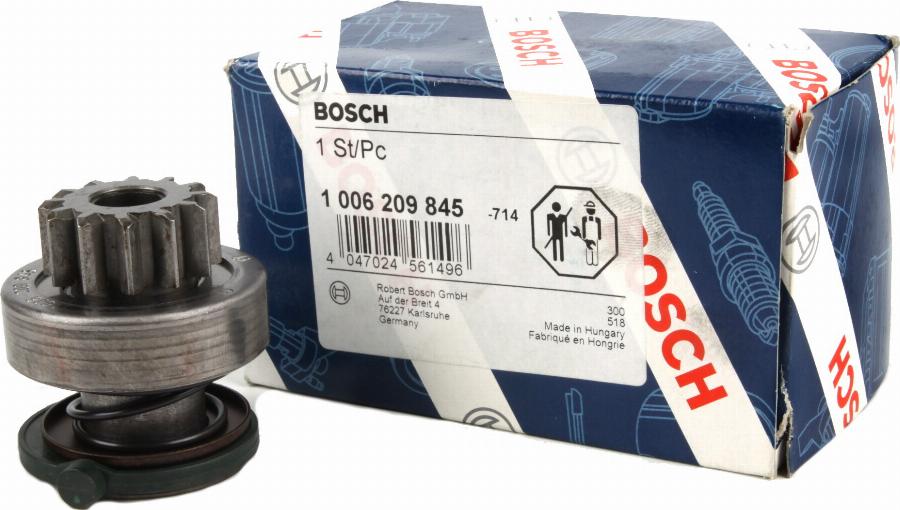 BOSCH 1 006 209 845 - Ведущая шестерня, бендикс, стартер mashina-shop.ru