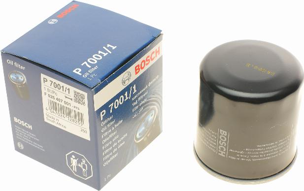 BOSCH F 026 407 001 - Масляный фильтр mashina-shop.ru