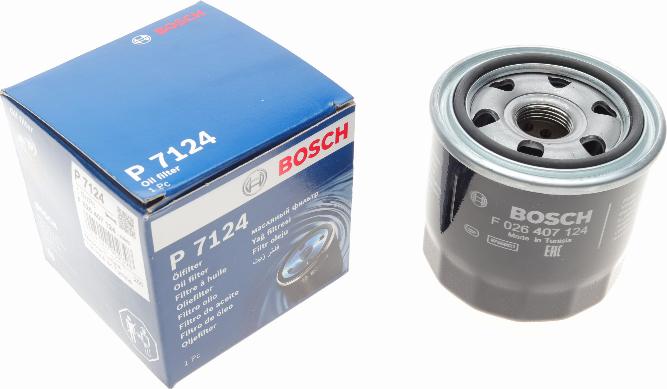 BOSCH F 026 407 124 - Масляный фильтр mashina-shop.ru