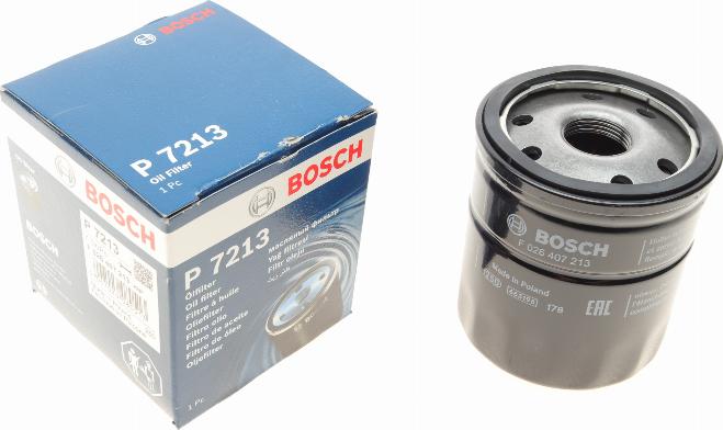 BOSCH F 026 407 213 - Масляный фильтр mashina-shop.ru