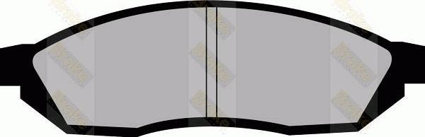 Brake Engineering PA312 - Тормозные колодки, дисковые, комплект mashina-shop.ru