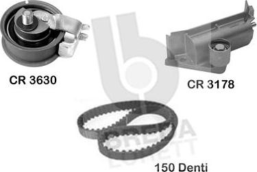 Breda Lorett KCD0646 - Комплект зубчатого ремня ГРМ mashina-shop.ru