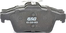 BSG BSG 65-200-003 - Тормозные колодки, дисковые, комплект mashina-shop.ru