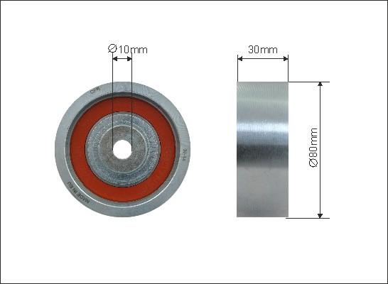 Caffaro 500126 - Направляющий ролик, зубчатый ремень ГРМ mashina-shop.ru