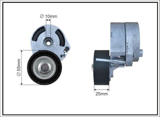 Caffaro 104600SP - Натяжитель, поликлиновый ремень mashina-shop.ru