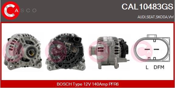 Casco CAL10483GS - Генератор mashina-shop.ru