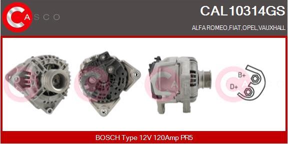 Casco CAL10314GS - Генератор mashina-shop.ru