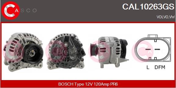 Casco CAL10263GS - Генератор mashina-shop.ru