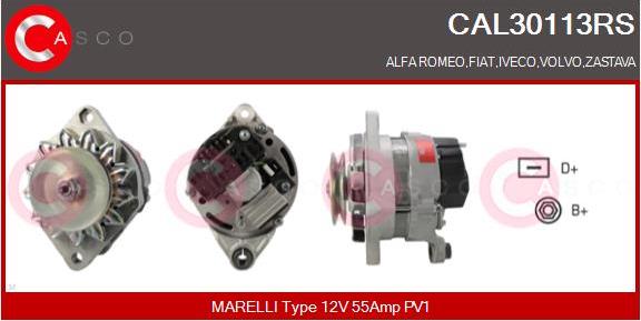 Casco CAL30113RS - Генератор mashina-shop.ru