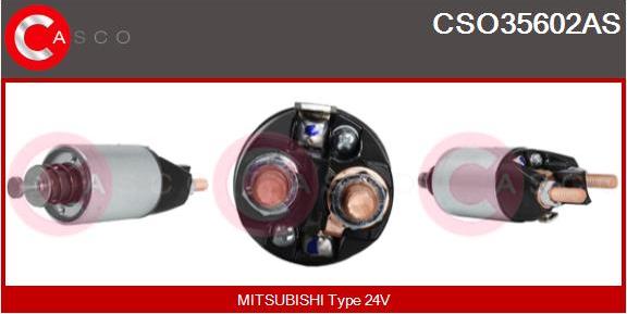 Casco CSO35602AS - Тяговое реле, соленоид, стартер mashina-shop.ru