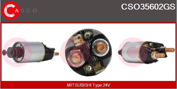 Casco CSO35602GS - Тяговое реле, соленоид, стартер mashina-shop.ru