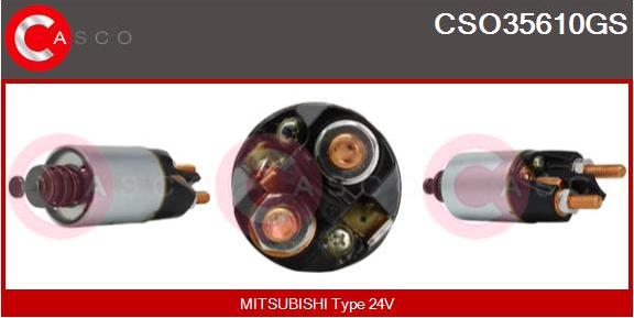 Casco CSO35610GS - Тяговое реле, соленоид, стартер mashina-shop.ru