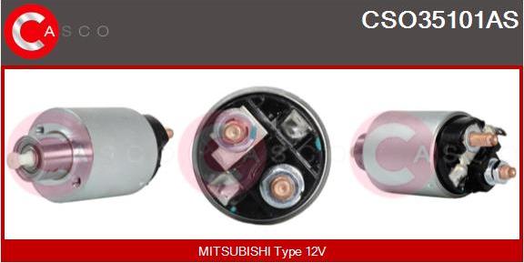 Casco CSO35101AS - Тяговое реле, соленоид, стартер mashina-shop.ru