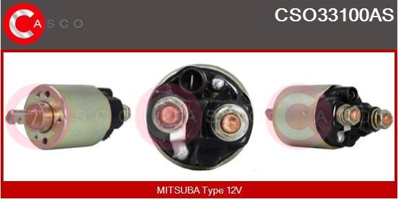 Casco CSO33100AS - Тяговое реле, соленоид, стартер mashina-shop.ru