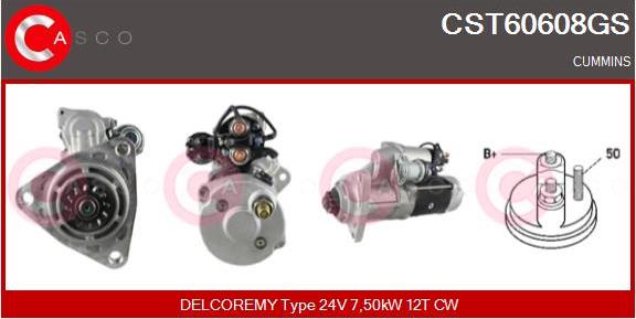 Casco CST60608GS - Стартер mashina-shop.ru