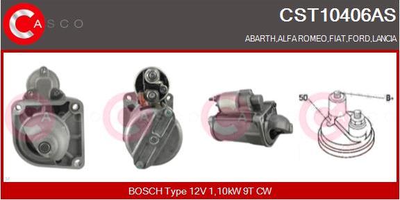 Casco CST10406AS - Стартер mashina-shop.ru