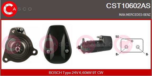 Casco CST10602AS - Стартер mashina-shop.ru