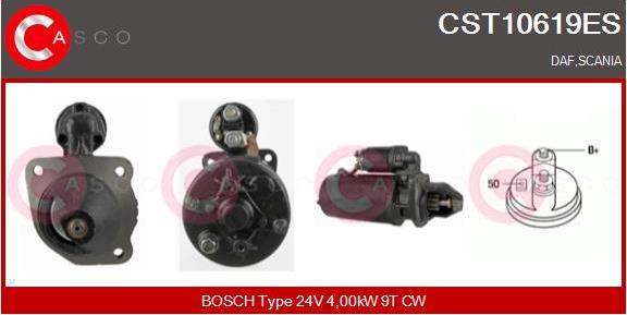 Casco CST10619ES - Стартер mashina-shop.ru